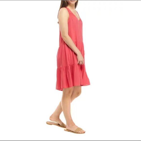 NWT Sleeveless Summer Mini Tiered Dress - Picture 2 of 3